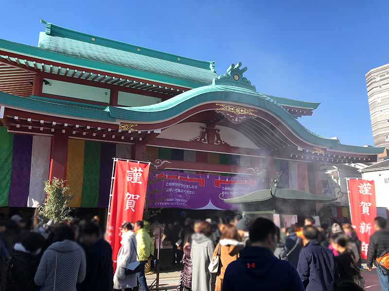 【神社】2018年の元日は横浜の成田山に初詣に行ってきた