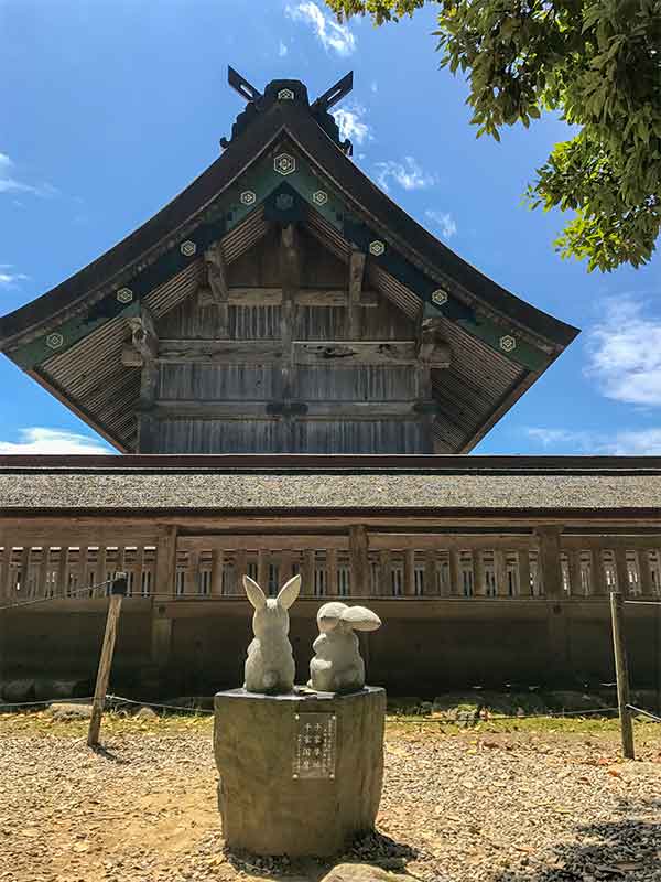 出雲大社とウサギ