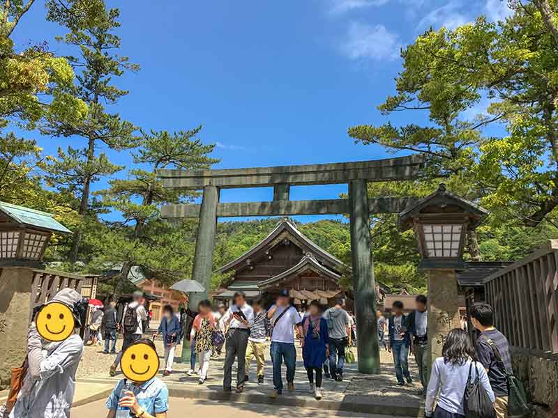 出雲大社・銅鳥居