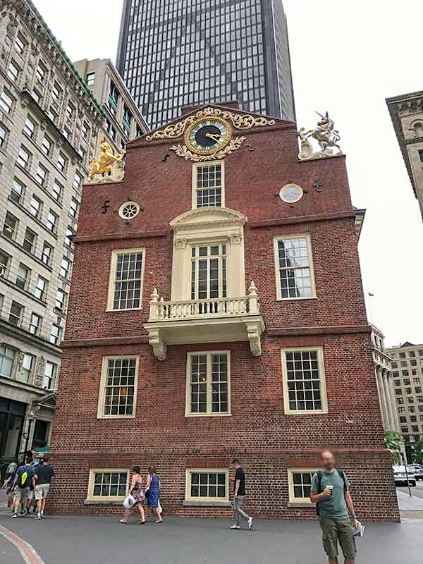 ボストン・フリーダムトレイル・旧マサチューセッツ州会議事堂 Old State House