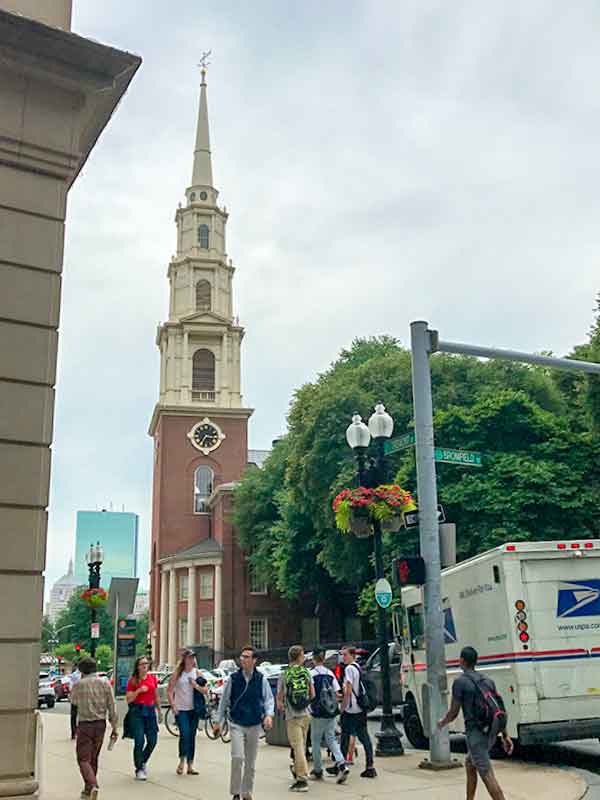 ボストン・フリーダムトレイル・パークストリート教会（Park Street Church）