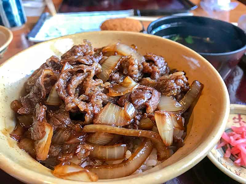 おかげ横丁・豚捨・牛丼