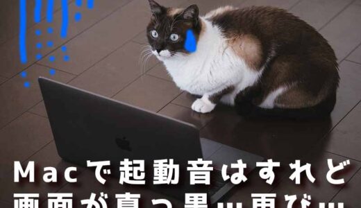 【Mac】Macで電源を入れると起動音はすれど画面が真っ黒のまま動かない。まさかのリターンズ