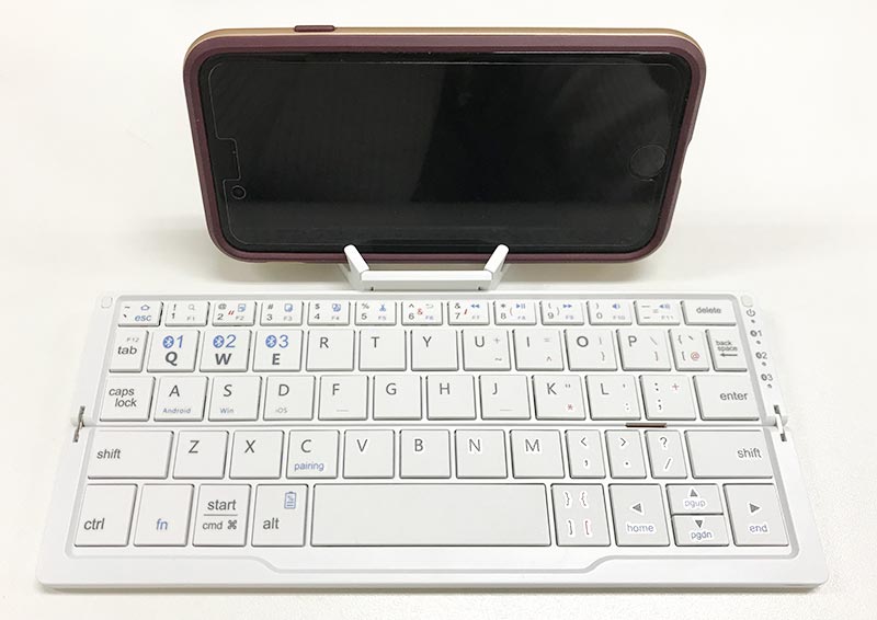 iCleverスマホ・タブレット用携帯型Bluetooth（ブルートゥース）ワイヤレスキーボード