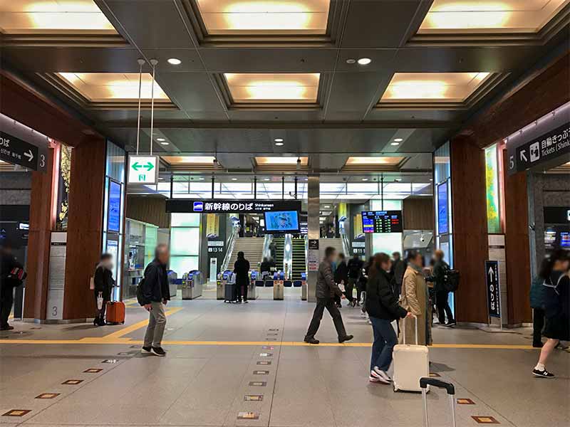 金沢駅・新幹線乗り場