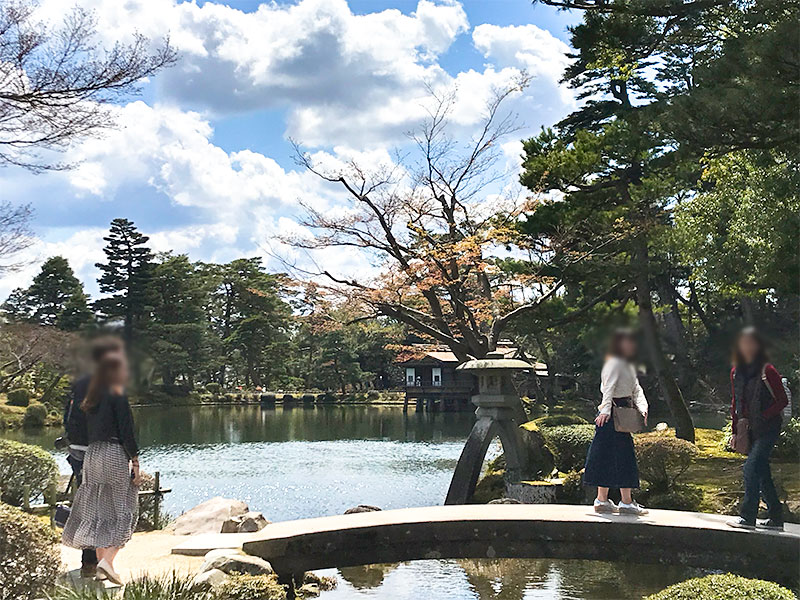 金沢・兼六園でお花見