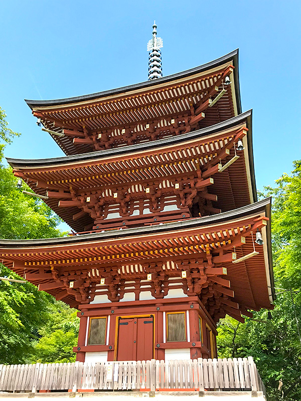 奈良・岡寺（龍蓋寺）三重塔