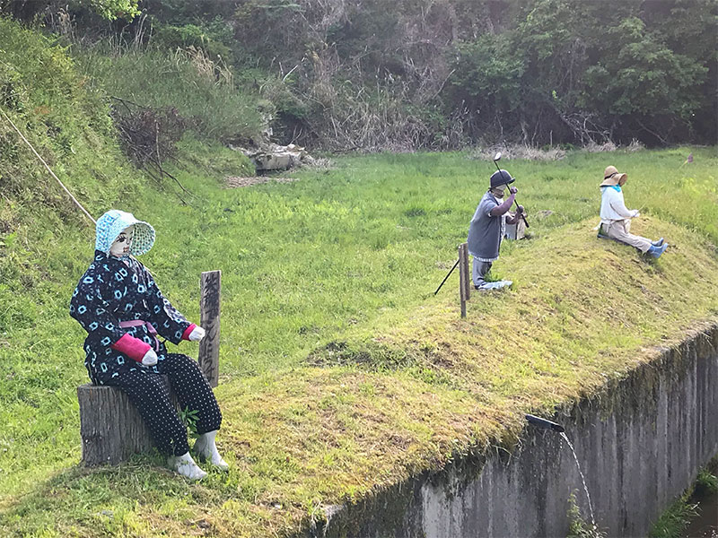 奈良県宇陀市室生砥取（ととり）の里のかかし