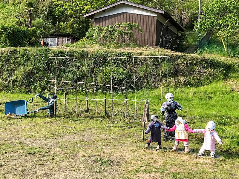 奈良県宇陀市室生砥取（ととり）の里のかかし