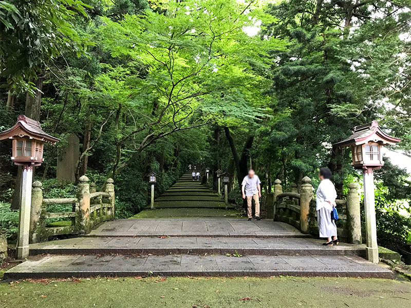 白山さんおついたち参り