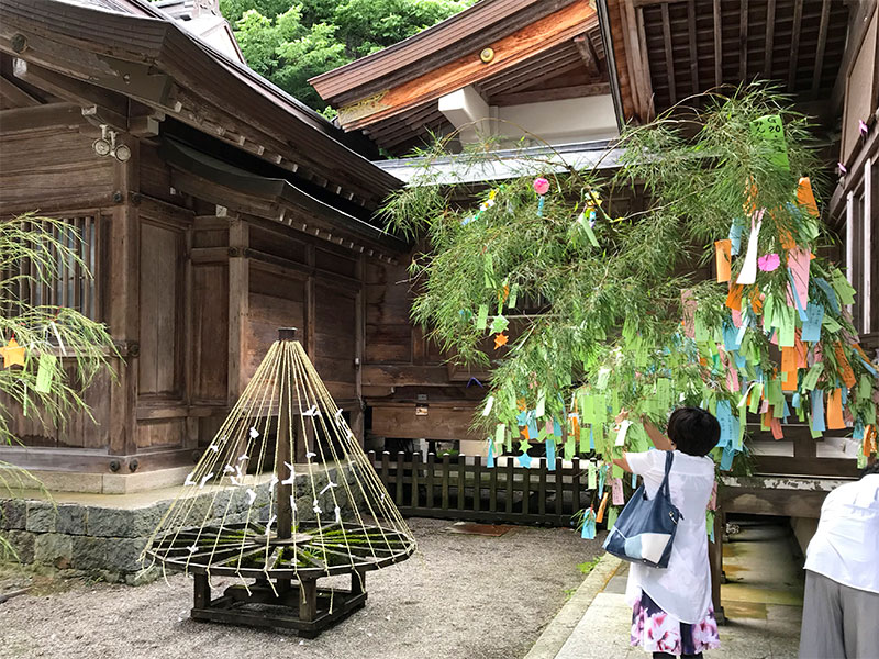 白山さんおついたち参り・七夕