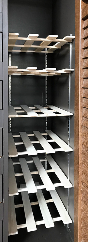 DIY棚柱で可変式収納棚