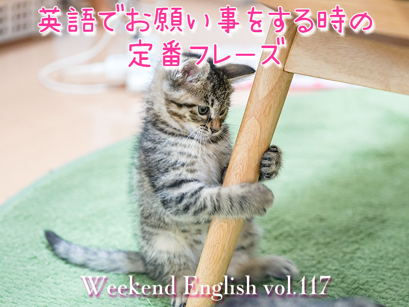 週末英語（weekend english）お願いの定番フレーズ