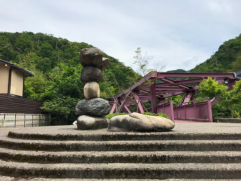 山中温泉鶴仙渓あやとり橋