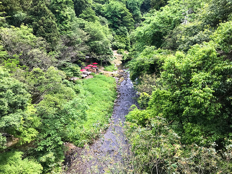 山中温泉鶴仙渓あやとり橋