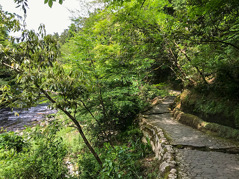 山中温泉鶴仙渓あやとり橋