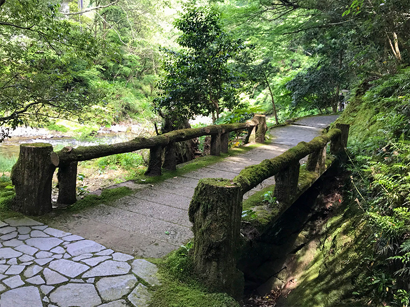 山中温泉鶴仙渓あやとり橋