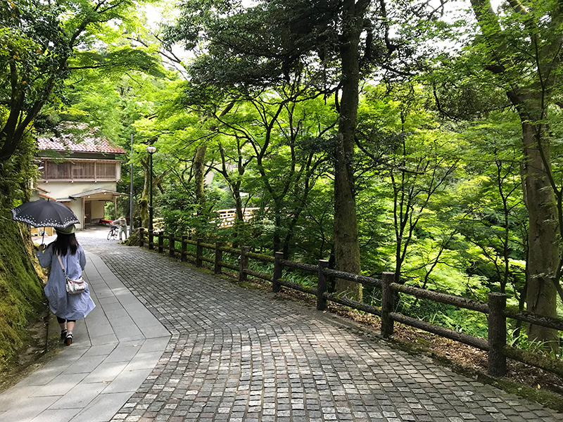 山中温泉鶴仙渓あやとり橋