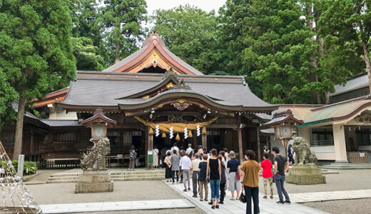 【神社】白山比咩神社と金劔宮へお一日参りへ。そして金劔宮といえば恒例の七福神みくじ