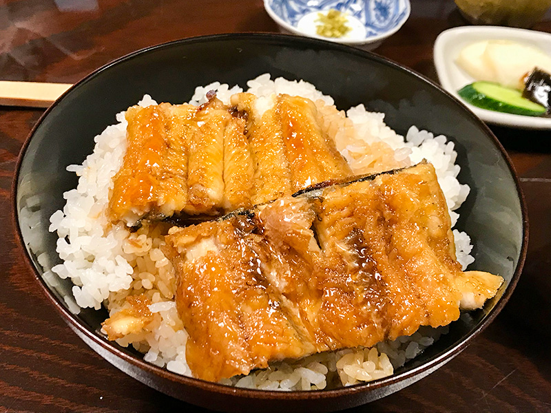 山中温泉料亭「明月楼」うな丼