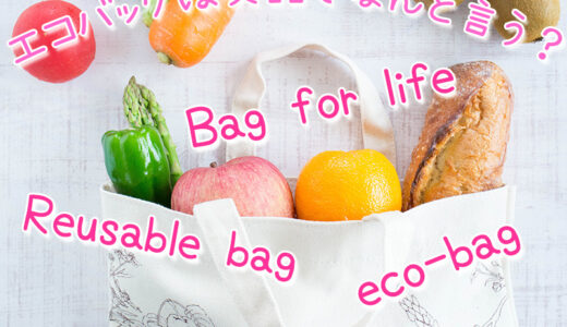 【週末英語#160】エコバッグは英語でも「eco-bag」と言う？別の言い方がある？
