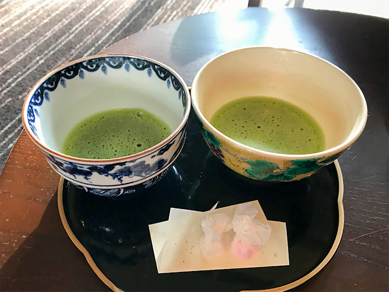 星野リゾート界加賀・お抹茶のふるまい