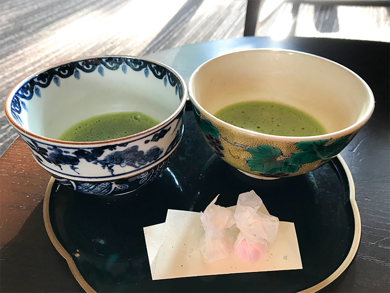 星野リゾート界加賀・お抹茶のふるまい