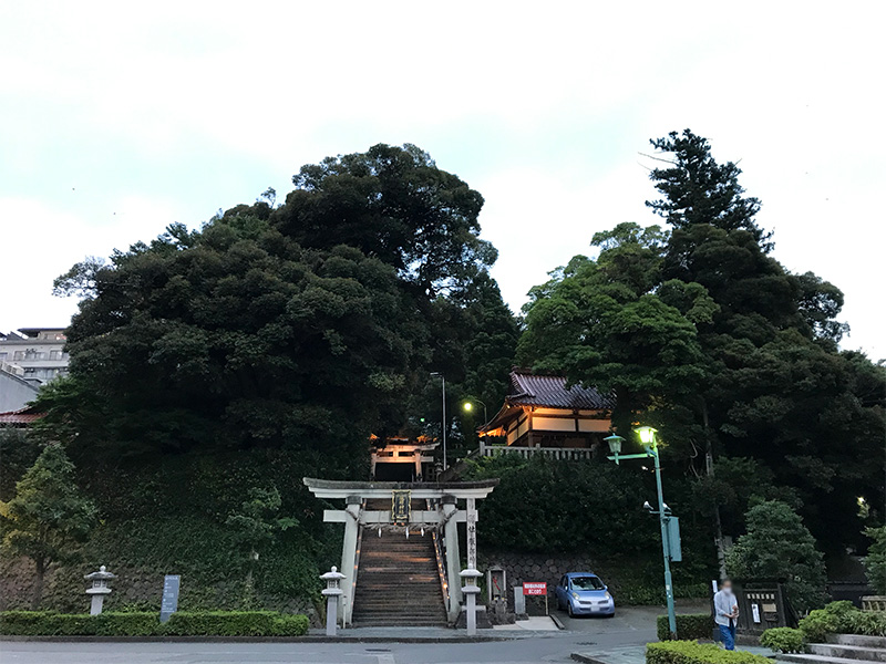 山代温泉ライトアップ服部神社