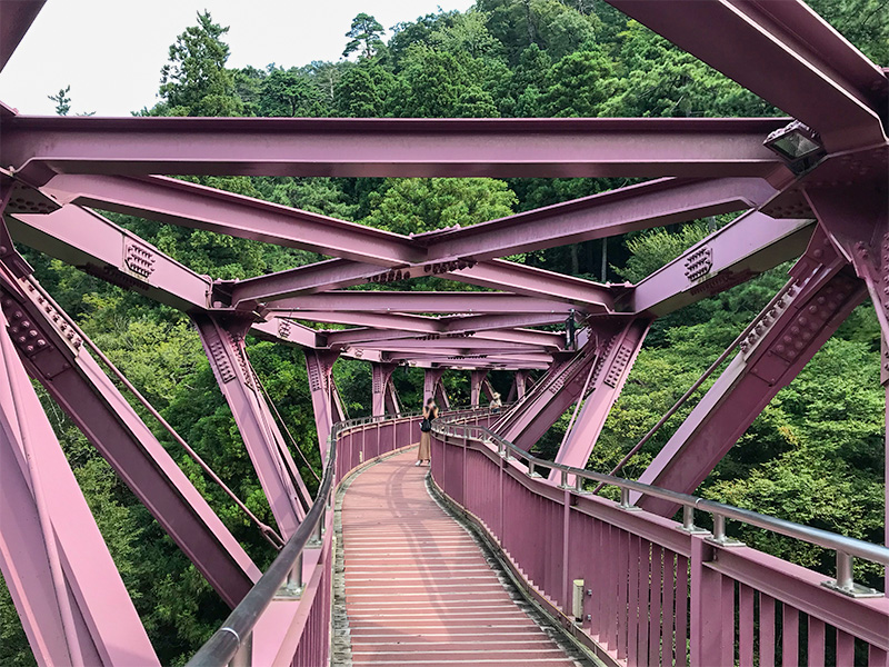 山中温泉鶴仙渓あやとりはし