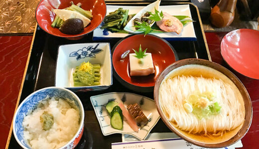 【富山】大岩山日石寺近くの老舗旅館「だんごや」さんで「大岩山そうめん」をいただく