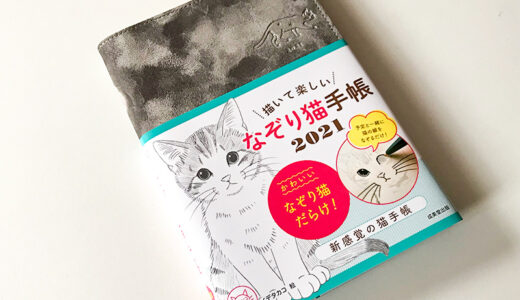 【手帳】2021年も「なぞり猫」手帳！かわいさと使いやすさが詰まった手帳です