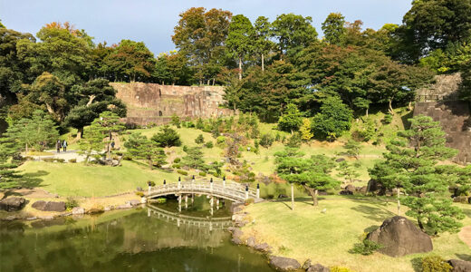 【金沢】加賀藩歴代藩主が愛でた「玉泉院丸庭園」は起伏に富み石垣を借景にしたおもしろい庭園