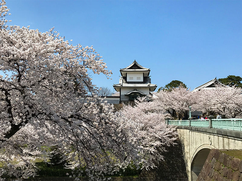 金沢城公園・石川門（重要文化財）