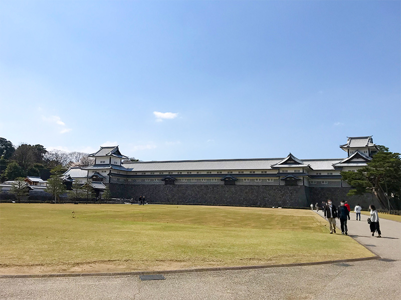 金沢城石垣めぐり（菱櫓・五十間長屋・橋爪門続櫓）