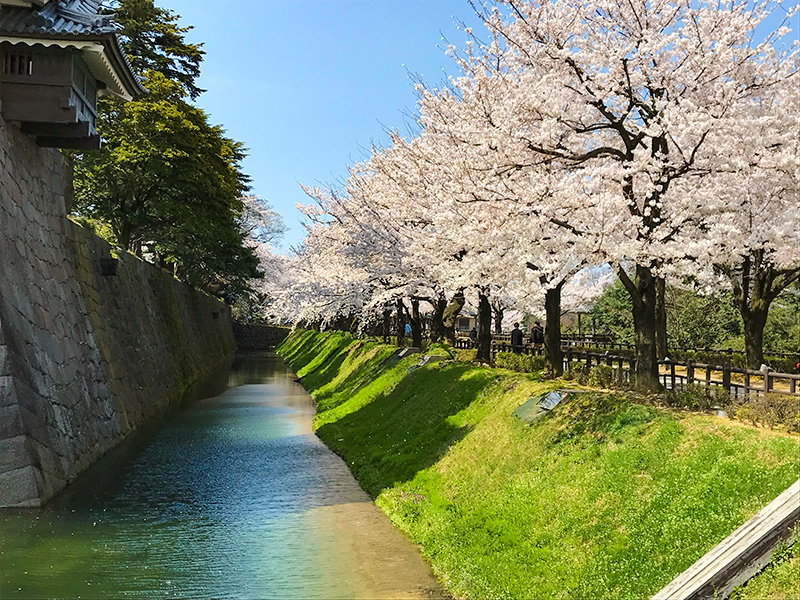 金沢城石垣めぐり二の丸北面