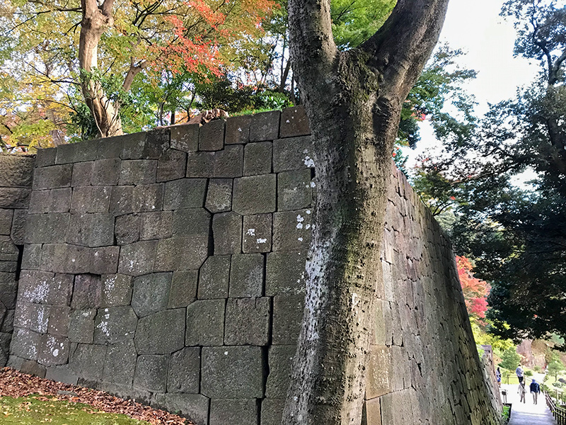 金沢城石垣めぐり数寄屋敷石垣