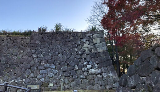 【金沢城石垣めぐり】金沢城の本丸北西にある戌亥櫓石垣
