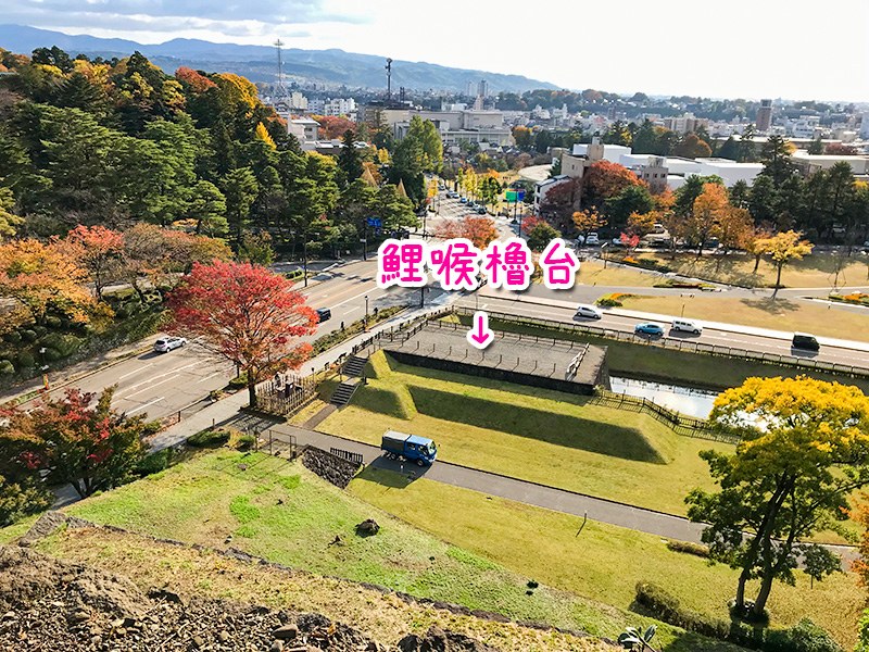 金沢城辰巳櫓跡