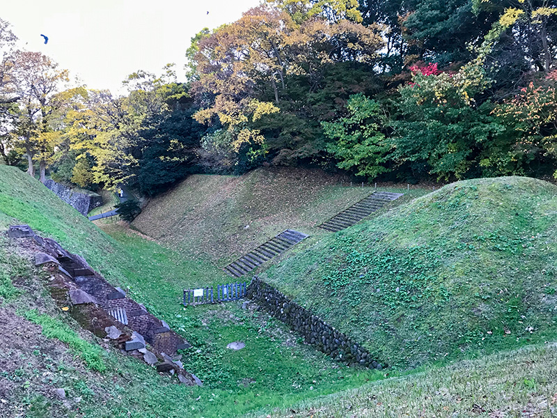 金沢城旧陸軍レンガ造りのトンネル