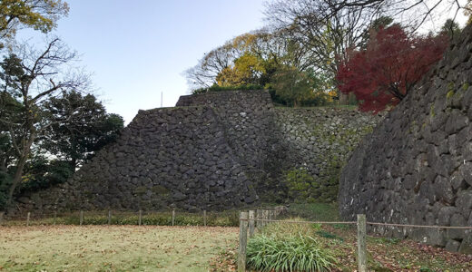 【金沢城石垣めぐり】東の丸北面の石垣は前田利家の時代に築かれた金沢城初期の姿を残す石垣