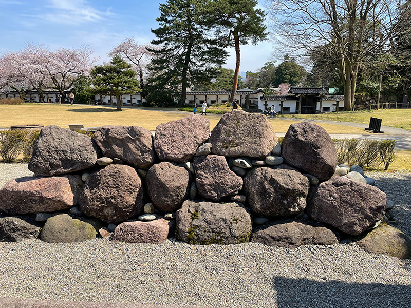 金沢城・石垣展示