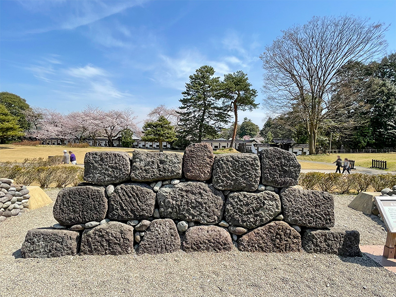 金沢城・石垣展示