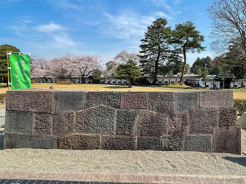 金沢城・石垣展示