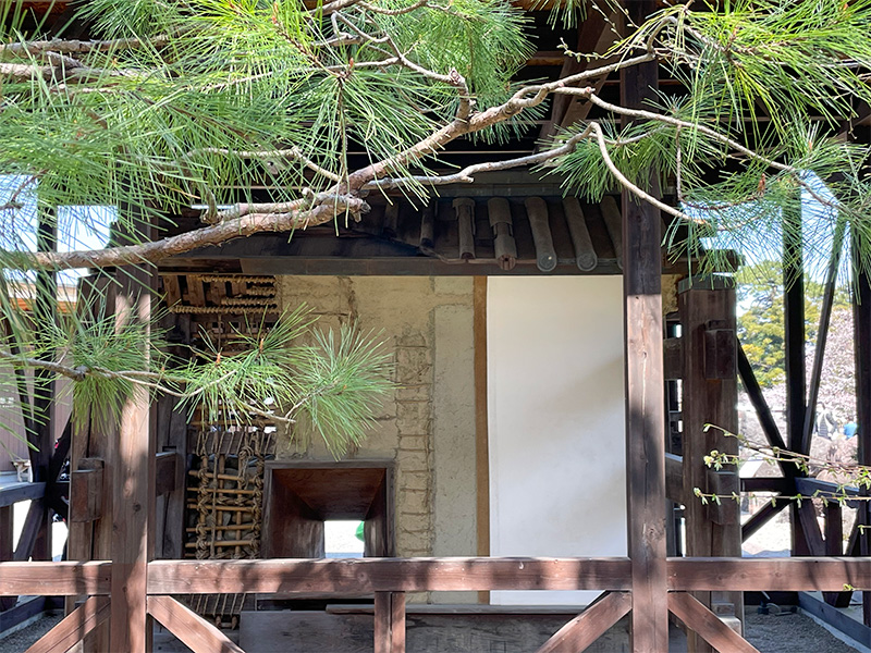 金沢城・鶴の丸土塀構造模型