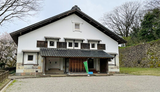 【金沢城めぐり】鶴丸倉庫の中には加賀藩の大名行列の絵巻物が展示されてます