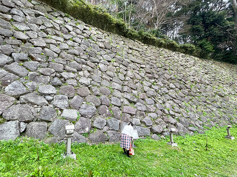 金沢城・申酉櫓下の石垣