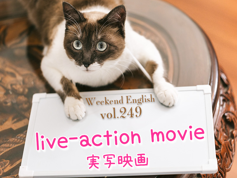 live-action film/movie（実写映画）