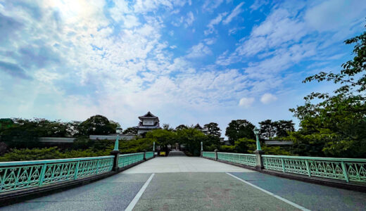 【金沢】兼六園と兼六園と金沢城をつなぐ「石川橋」その下は百間堀と呼ばれるほど大きな水堀があったよ