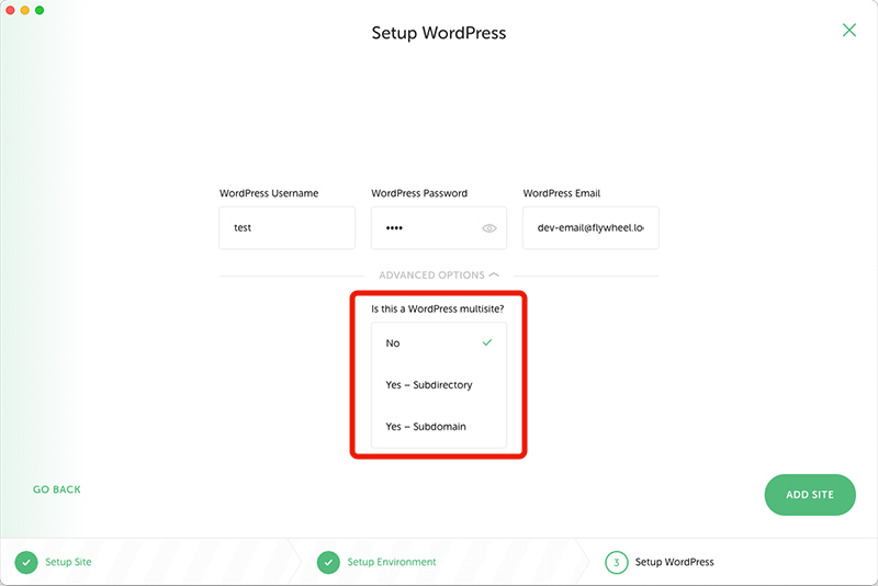 localでWordPressのローカル環境構築