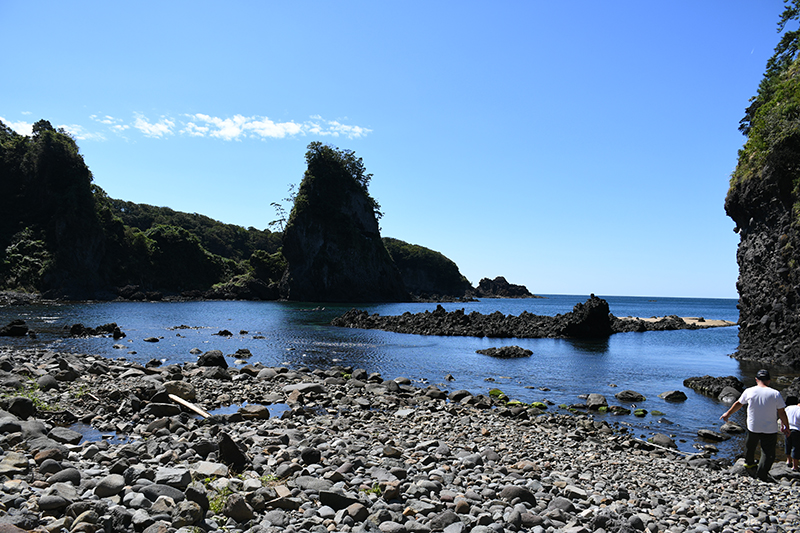 カメラ散歩・巌門、鷹の巣岩